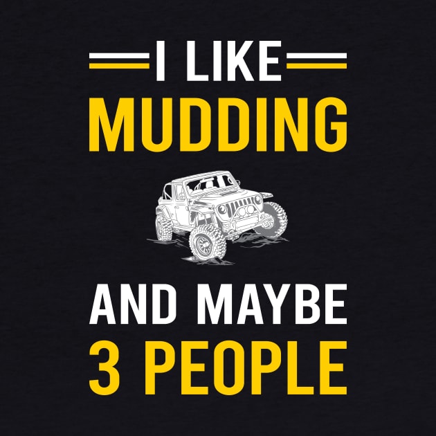 3 People Mudding Mud Bogging by Bourguignon Aror